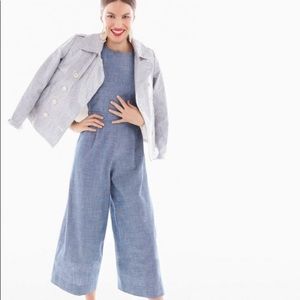 J Crew Chambray Jumpsuit Size 0